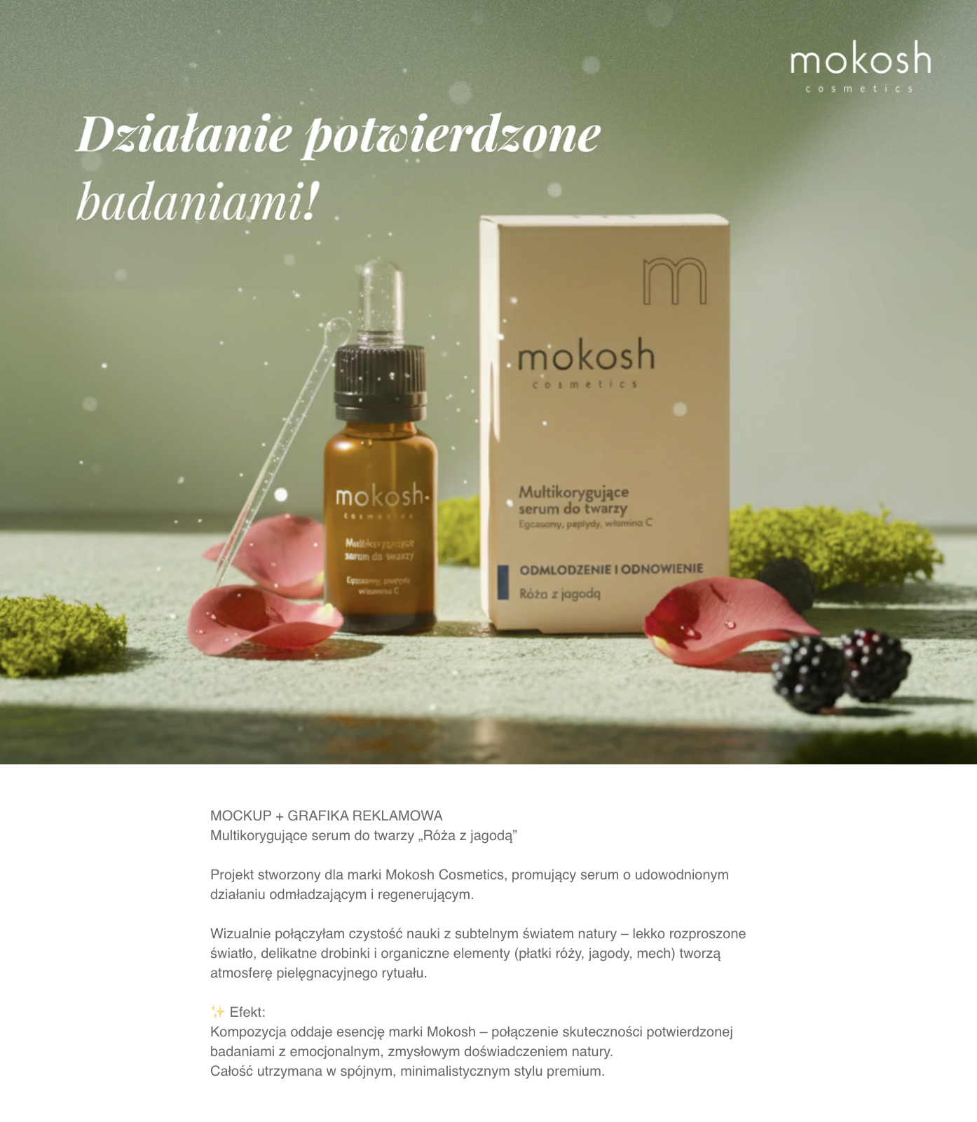 Mokosh - Serum Róża z jagodą